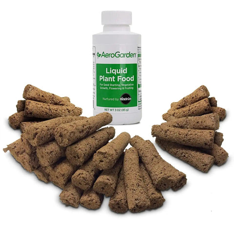 Seed Starting System For Harvest Models Indoor Garden Kit With Reusable Starter Tray And No Mess Soil Free Grow Sponges Canadian Sphagnum Peat And 3 Oz Patented Liquid Plant Food visible