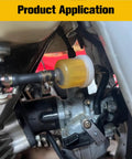 Dirt Bike Heavy Duty Fuel Line With Filter 3 By 16 Inch for GY6 50cc engine installation view.