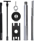 Heavy Duty Workhorse Gimbal Bearing Alignment Tool And Installation Puller For Boats, solid steel components, front view