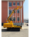Heavy Duty 1000Kg Glass Suction Lifter With Adjustable Hydraulic Vacuum Cart For Seamless Curtain Wall Installation seen from side angle.
