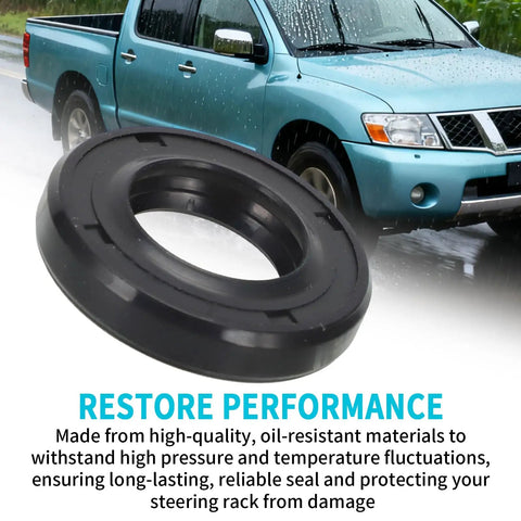 Heavy Duty Power Steering Rack And Pinion Input Shaft Seal For 2017 To 2023 Titan, Leak Prevention, Durable Sealed Construction