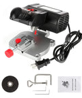Compact Benchtop Miter Saw For Hobbyists And DIY Projects, Portable 9 By 5.5 By 5.3 Inch Chop Saw With 45 Degree Cutting