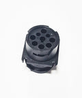 Solid Hd10 Series Heavy Duty Crimp Connectors Pack Of One Hundred showing size 16 crimp connector with threaded rear seal.