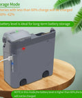 Two-Way Charging Hub For Air 3S And Air 3 Drones, Fast Charger Case Station with cable connected on wooden surface