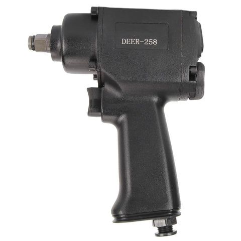 Extra Heavy Duty Half Inch Air Impact Wrench Nut Busting Pneumatic Impact Gun with 520 Nm Torque side view.