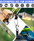 Heavy Duty Kayak Tie Down Straps Kit With Bow And Stern Loops And Easy No Knot Setup For Kayaks, Canoes, And Paddleboards On Roof Racks