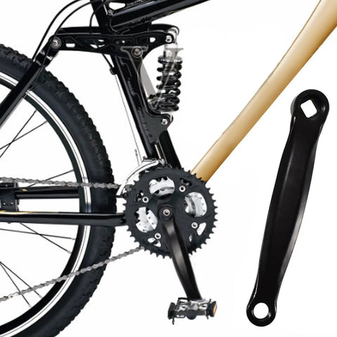 Left Crank Arm Set For Mountain And Road Bikes 170mm Center To Center 2 Pack With Diamond And Round Holes Replacement