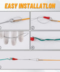 22 Foot Fiberglass Wire Fishing Kit Pro Grade With Fish Tape And Wire Puller For Through Wall Installations Attics Crawl Spaces And Ceilings includes cable attachments