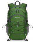 20L Lightweight Hiking Backpack Waterproof Daypack For Camping Ergonomic Breathable Back Panel With Balanced Load