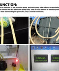 BPT Tube 3.2 By 6.4 mm Silicone Hose For Peristaltic Pumps Acid And Alkali Resistant in lab function demonstration
