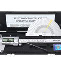 6 Inch Digital Vernier Caliper With Fraction Inch And Millimeter Modes in a case with 32 feeler gauges