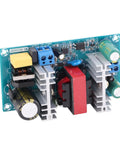 4A AC to DC Switching Power Supply Module Converts 110V AC to 12V DC 50W, Plug and Play Low Voltage Converter Board With Overload and Short Circuit Protection for Industrial Control Equipment. Compact PCB with heatsinks and terminals