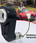 Image of 2 Pack 24V RS555 Motor Gearbox High Speed Drive Engine Replacement Parts for Ride On Toys Cars SUVs and ATVs Upgrade Kit