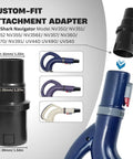 Universal Vacuum Hose Adapter Kit With Three Reducers featuring custom-fit adapter for Shark Navigator models.