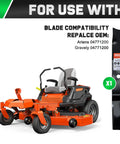 Replacement Mower Blades 52 Inch For Ariens Ikon XD Onyx Envy Apex Edge XL 52 Ikon X 52 Ikon XL 52 And Gravely ZT HD ZTX XL 52
