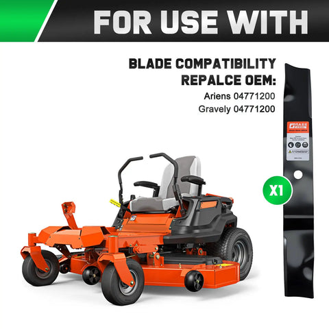 Replacement Mower Blades 52 Inch For Ariens Ikon XD Onyx Envy Apex Edge XL 52 Ikon X 52 Ikon XL 52 And Gravely ZT HD ZTX XL 52
