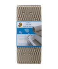 Softex Bath Mat For Tubs 17 By 36 Inches Taupe Machine Washable Skid Resistant With Suction Cups And Drain Holes packaging