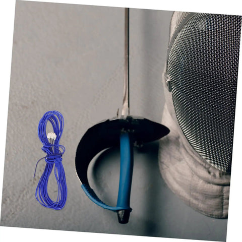 Epee Body Cord Cable for Fencing Durable And Pro Grade with epee handle and fencing mask for precision swordplay training gear