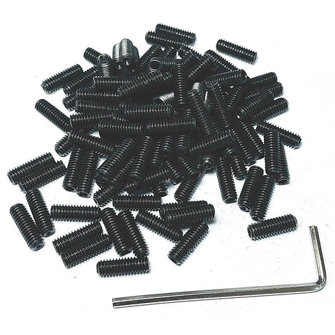 110 Piece M4 X 12mm Stainless Steel Set Screws Hex Socket Grub Screws With M2 Allen Wrench Built To Last 304 Grade Anti Corrosion Durable Fasteners