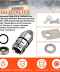 Speedometer Housing Kit For TH350 Transmission Fits 1969 And Up Turbo 350 with o-rings, bolts, retainer, and washer shown