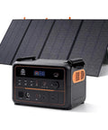 Rock Solid Yet Hella Lightweight 2800Wh Portable Power Station And Rapid Charge Solar Generator with solar panel setup.