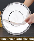 Thickened silicone ring of the Heavy Duty 304 Stainless Steel Airtight Food Dispenser Big Boy 26 Gallon Grain Bin.