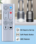 Replacement Remote For Dyson HP00 HP01 Silver Purifying Heater Fan No Fuss Plug And Play, Part 967197-13, buttons shown