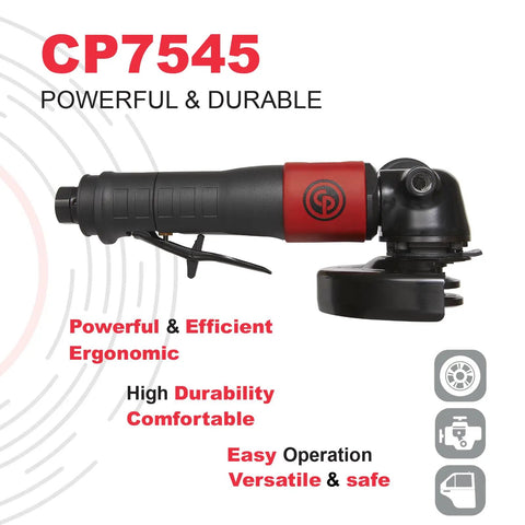 Straight From The Shop Floor Heavy Duty 4.5 Inch Air Angle Grinder Dumping A Massive 12000 Rpm For Weld Clean Auto Detailing Wood Prep And Stainless Polish Built Different To Handle Every Tough Grind Job You Feed It