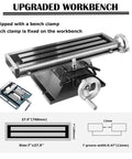 Mini Benchtop Mill And Drill Press With Brushless Motor, Precision Metalworking Workhorse with fixed clamp and precision scale.