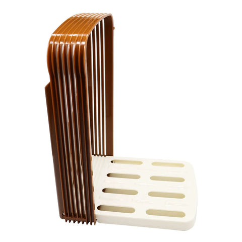 Foldable Compact Bread Slicing Guide For Homemade Bread And Sandwiches Four Size Groove Slicer To Cut Uniform Slices Easy To Use Bake Cutter Pro Grade Durable Kitchen Accessory Great For Home Bakers
