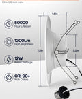 12 Pack 6 Inch Dimmable 5CCT LED Recessed Retrofit Can Lights With Metal Housing 12W Equal 75W 1200LM Adjustable 2700K 3000K