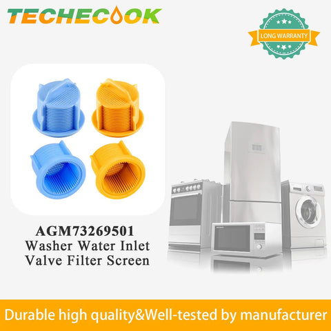 Four Pack Washing Machine Water Filter Screens Inline Inlet Valve Screen Replacement For Most Washers Keeps Sediment Out