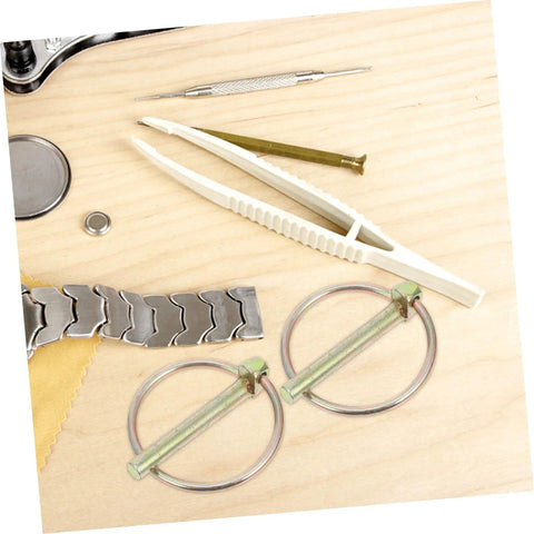 Heavy Duty Lynch Pin Kit 8 Pack Galvanized Locking Pins For Quick Release Applications Built Tough As Nails Durable And Sturdy Design For Farm Trailers Trucks Mowers And Heavy Machinery. 8 galvanized lynch pins with ring clips