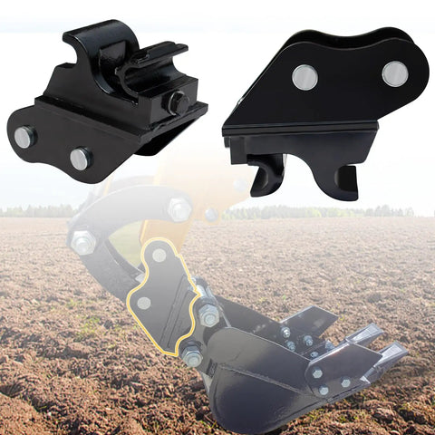 Fast No Fuss Quick Change Hitch For Mini Excavators 0.8 to 1.8 Tons Easy Quick Connect Attachments Mechanical Coupler in use