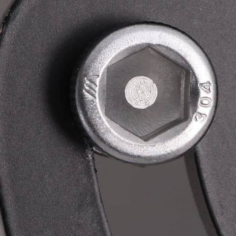 Close-up of Top Shelf One Quarter Twenty By Two Inch Socket Head Cap Screw made from 304 stainless steel with hex socket design.