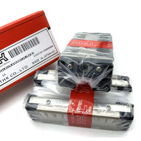 HSR20 Linear Guide Rail Kit With Block 4Row Ball Bearings Carriage Slider For CNC Machines And 3D Printers Precision Motion Control GK Block Compatible Durable Guideway System, packaged rail and block