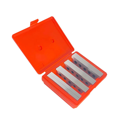 Steel Parallel Set With Four Pairs Of Hardened Precision Machinist Bars For Drilling And Milling One Half Inch Size Ultra Precise 0.0002 Inch Flatness Premium Alloy Steel Durable Machinist Tools For Tight Tolerances