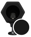 Professional Microphone Isolation Ball With Two Layer Pop Filter And High Density Foam for USB and condenser mics