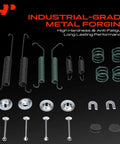Heavy Duty Rear Drum Brake Hardware Kit For Chevy City Express And Nissan NV200 2013 To 2021 Solid Replacement Parts Set That Keeps Your Ride Smoother, springs and pins