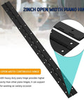 Heavy Duty Piano Hinges 20 Inch Long 2 Inch Open Width Black Stainless Steel With Holes Built To Last For Wood Furniture