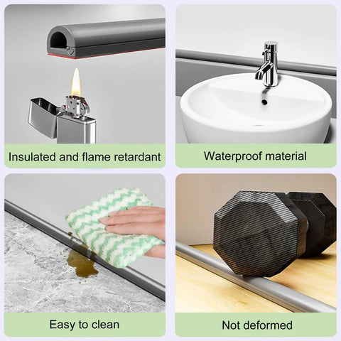 Features of Peel And Stick Wall Cord Cover And Raceway For TV Mounts Extra Long Cable Concealer, showing durability and material.