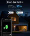 Smartphone displaying control app for Ark3600 Go To Portable Power Station, 3840Wh LiFePO4 Battery, with garage backdrop.