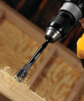 Heavy Duty Spade Drill Bit Set Six Ball Groove Shanks For Quick Bit Changes Heat Treated Shanks For Bend And Break Resistance