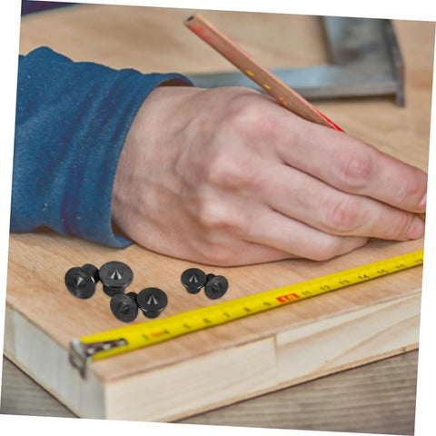 Dowel Jig Kit 8 Piece Set For Woodworking Pro Grade Portable Dowel Pins Center Transfer Plugs Taper Jig And Slot Dowel Tools For Precise Tenon Drilling DIY Carpentry And Furniture Making Essentials used to mark holes on wood