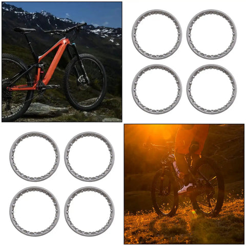 10Pcs Bicycle Ball Bearings Set For Mountain Bicycles And Fixed Gear Bikes With 40Mm Outer Diameter And 4Mm Ball Diameter Includes Steering Bearings