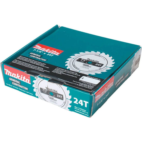 Box of 7 1/4 Inch 24 Tooth Carbide Tipped Circular Saw Blade With ATAF Tooth Design For Precision Framing And General Purpose Cuts