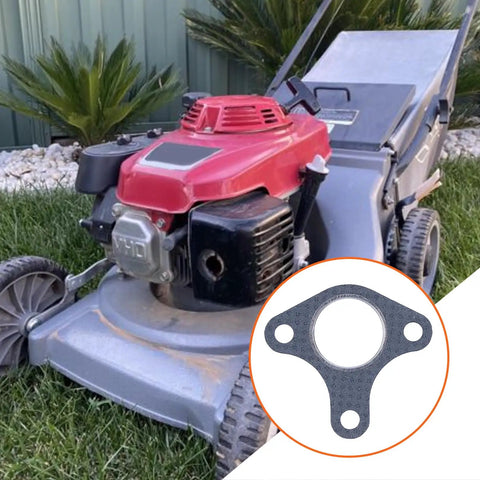 Heavy Duty Exhaust Muffler Studs And Nuts Kit For Honda GX240 GX270 GX340 GX390 Engines installed on lawn mower engine.