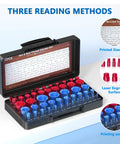 All In One 52 Piece Thread Checker Kit For Nuts And Bolts With 28 SAE And 24 Metric Gauges Quickly Identify Bolt Sizes And Threads