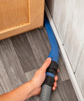 Hand using Flexible Click Connect Crevice Vacuum Attachment For Deep Cleaning In Tight Spaces Slim Extra Long Reach