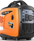 Powerful 5000W Inverter Generator for Home Backup and Outdoor Adventures, gas powered with Eco mode, side view